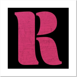 Pink Alphabet R Posters and Art